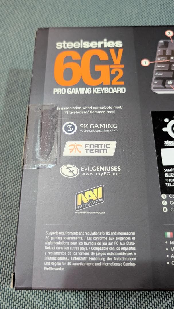 SteelSeries 6GV2 メカニカル ゲーミングキーボード