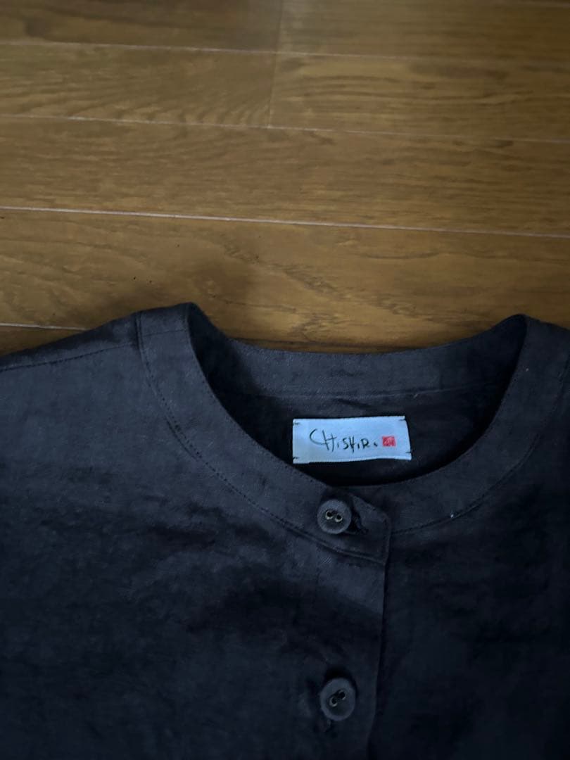 chishiro 国産天日干しリネンＢＯＸシャツ　新品未使用