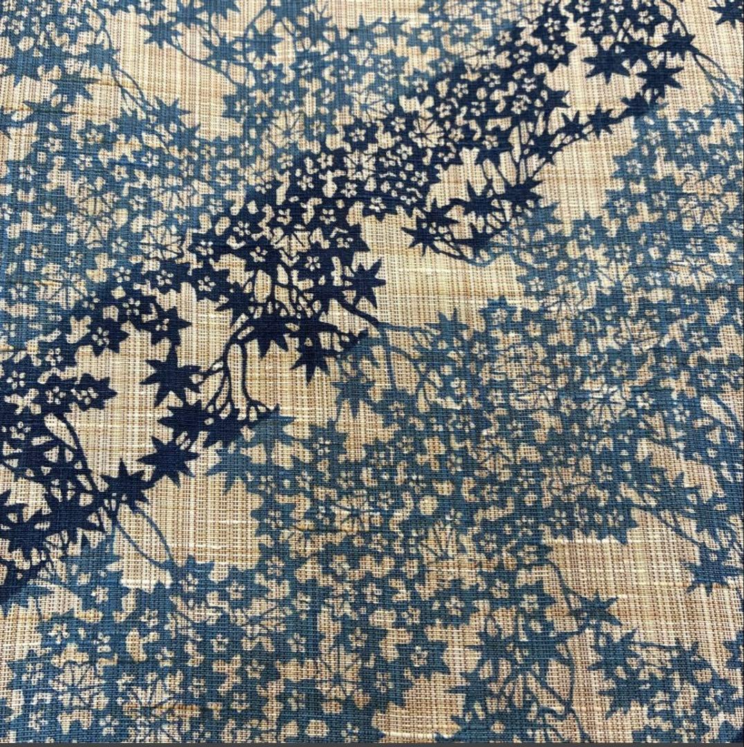 竺仙 風　奥州小紋 調　浴衣　綿紬