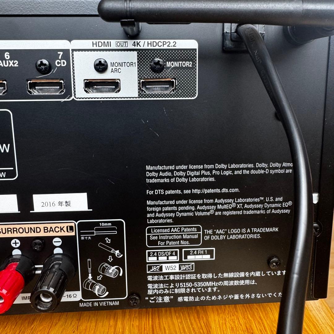 DENON AVアンプ AVR-X2300W