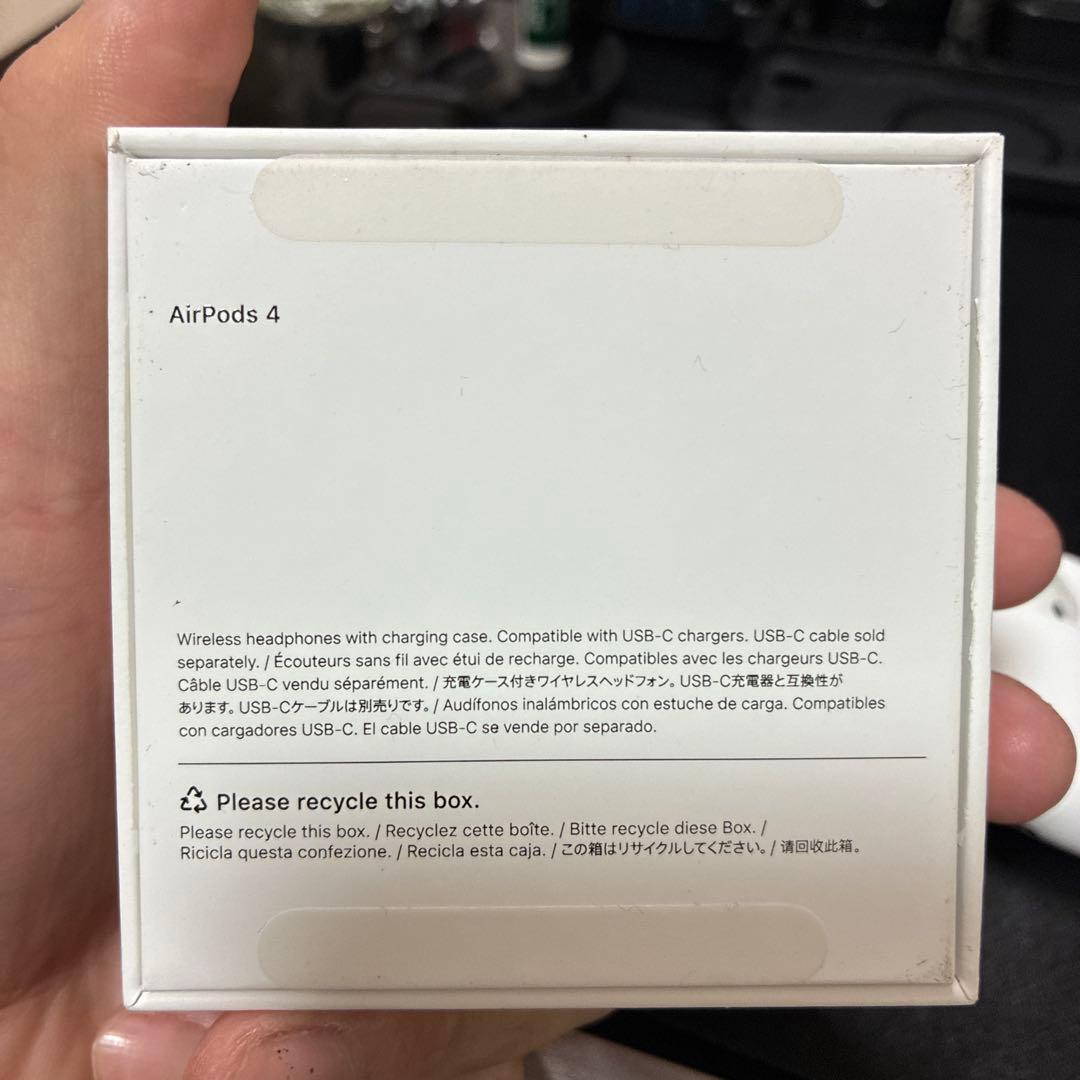 Apple AirPod 4 ノイキャンなし 本体