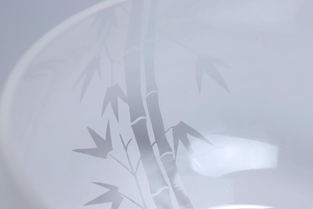 上野良樹　窯変硝子平水指　共箱　美品　硝子　ガラス　古美術　【正一古美術】