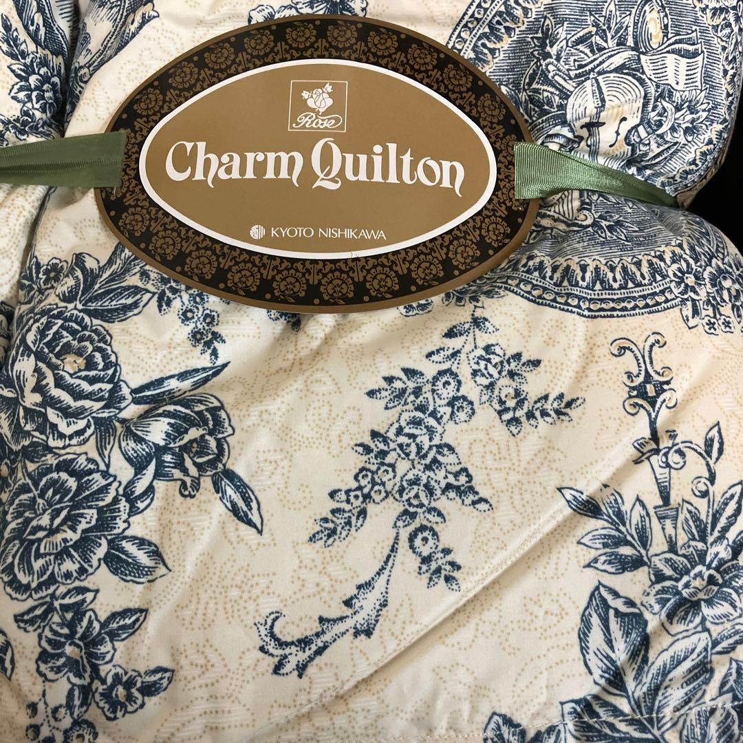 西川　ローズ羽毛ふとん　ホワイトグース　シングル