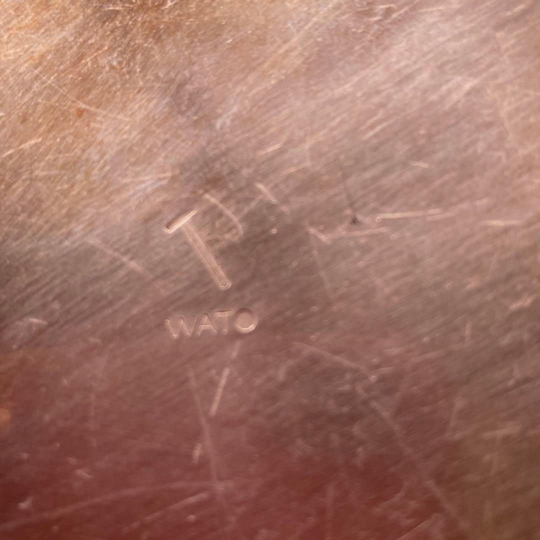 WATO ミルクパン 銅製 片手鍋 銀色内側仕上げ