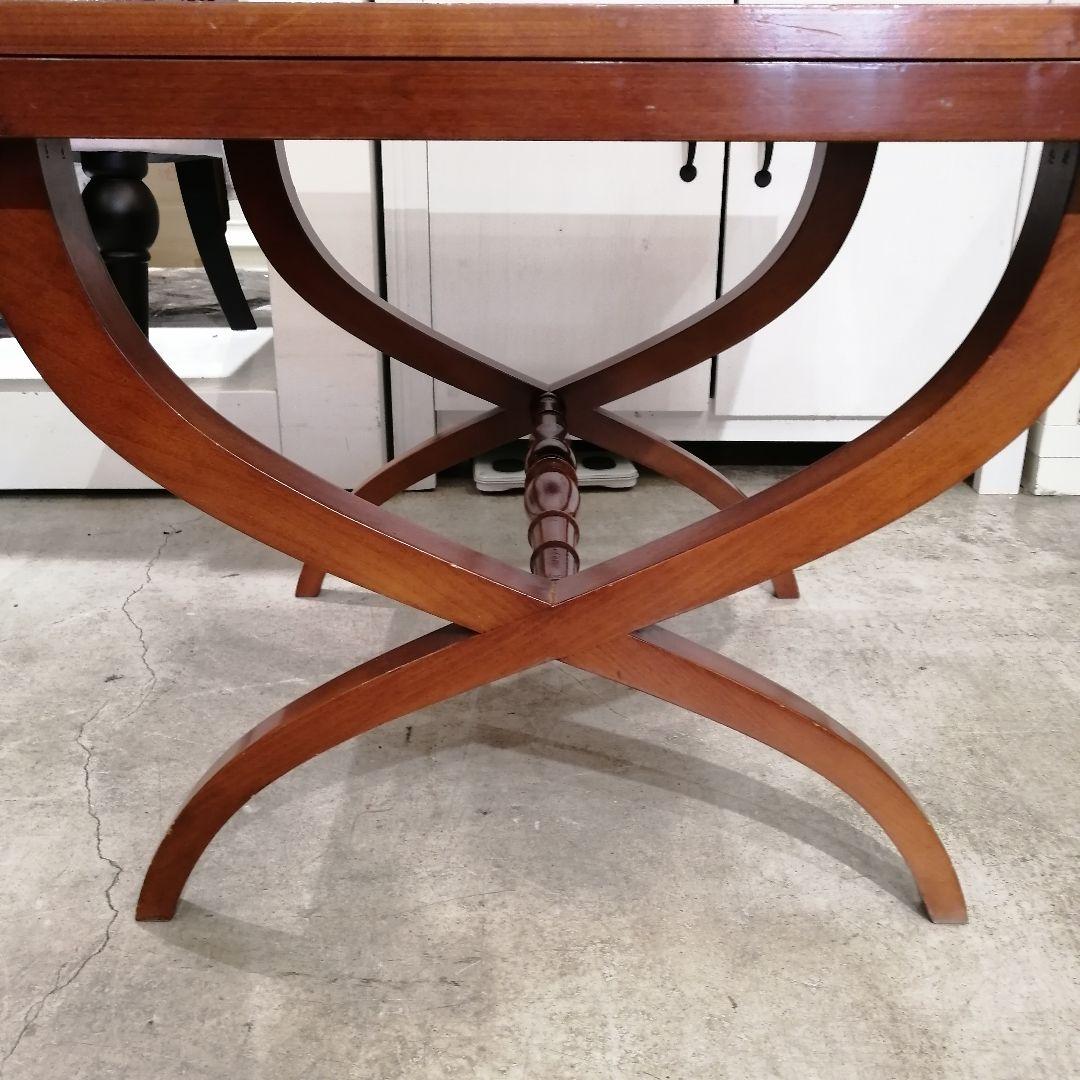 N【極美品】ヨーロピアンクラシック 拡張式 センターテーブル ローテーブル