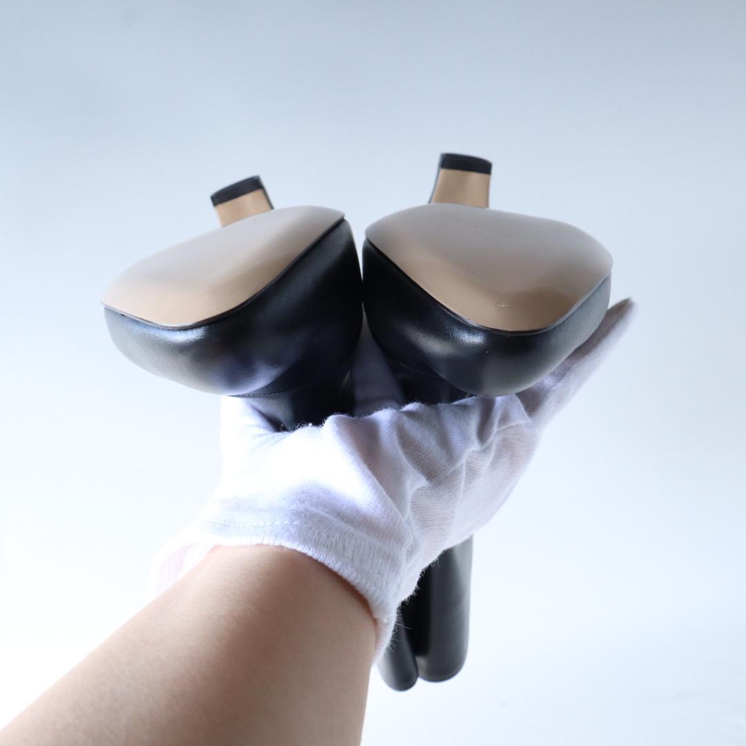 定価約9万 未使用 ネブローニ ショートブーツ 黒 37 24 4.5cmヒール