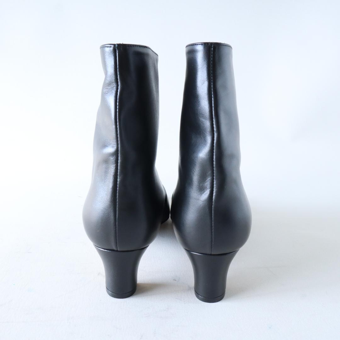 定価約9万 未使用 ネブローニ ショートブーツ 黒 37 24 4.5cmヒール