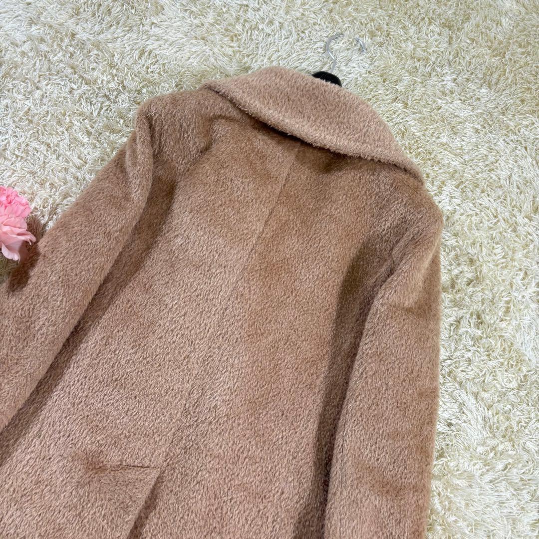 マックスマーラ　高級ライン　バージンウール　アルパカ　Pコート　ベージュ