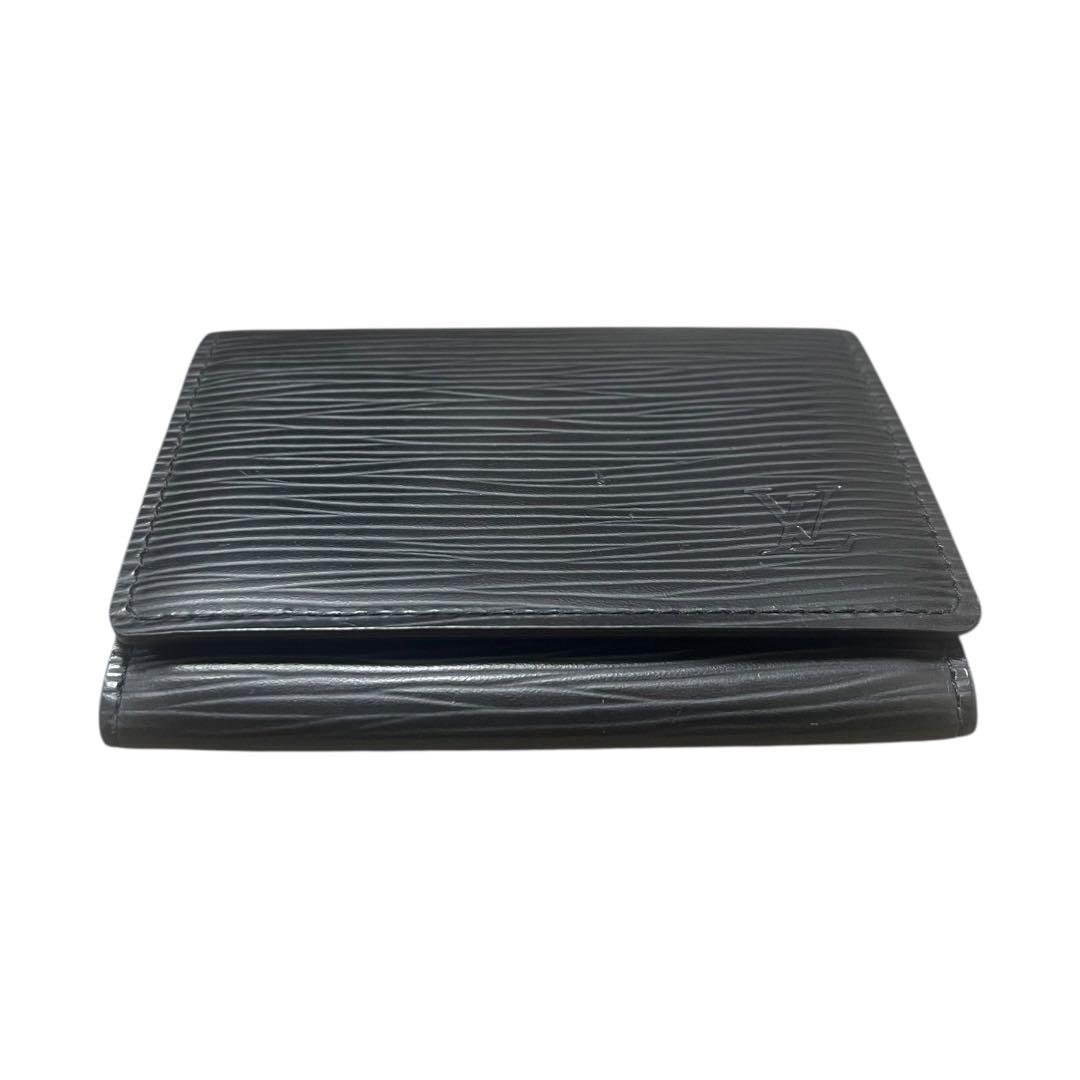 【美品★イニシャル入】ルイヴィトン 名刺入れ カードケース エピ ブラック