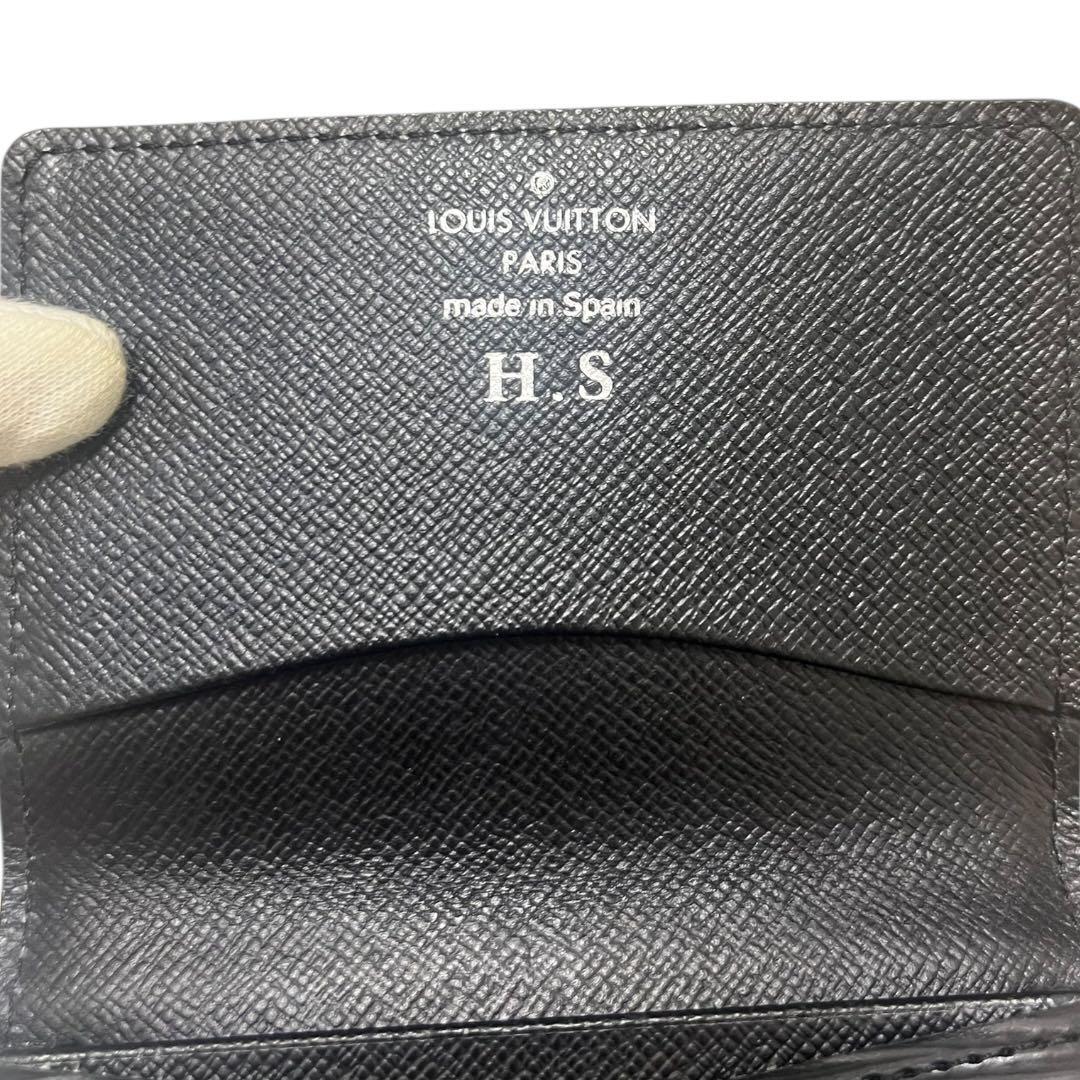 【美品★イニシャル入】ルイヴィトン 名刺入れ カードケース エピ ブラック