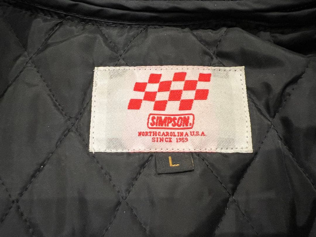 SIMSON レザー ジャケット シンプソン　ライディングジャケット