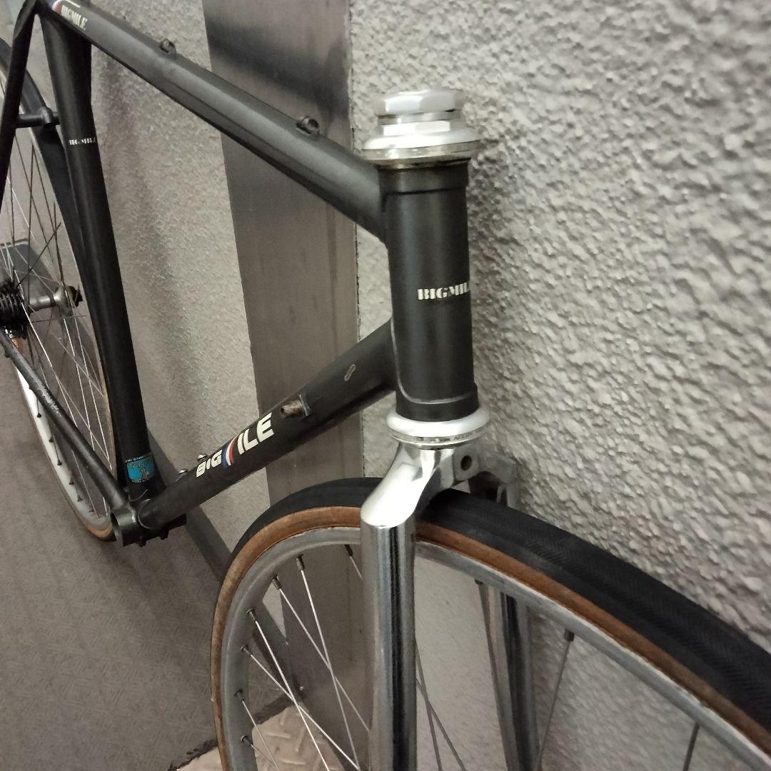 ■格安中古！引取限定■ ヴィンテージ　クロモリ　ロードフレーム　ホイールおまけ付