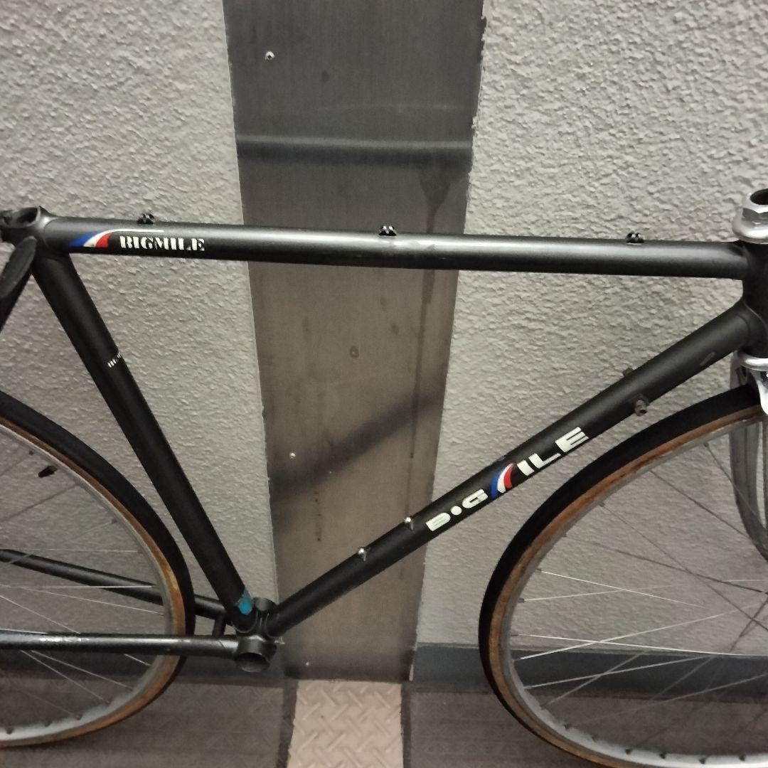 ■格安中古！引取限定■ ヴィンテージ　クロモリ　ロードフレーム　ホイールおまけ付