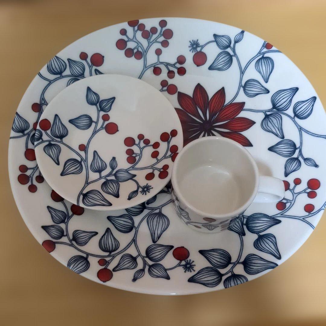 Arabia / Runo オーバルプレート、プレート、エスプレッソカップ