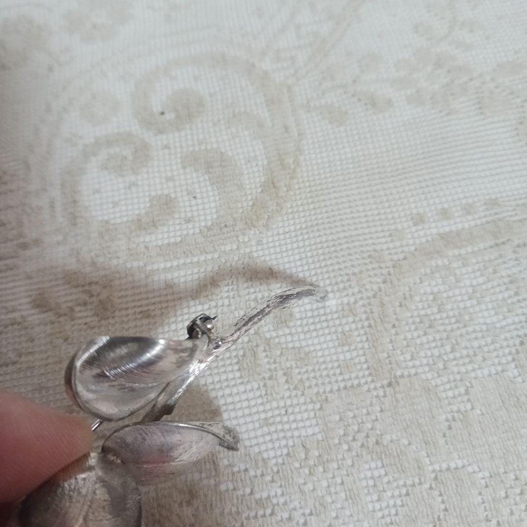 Christian Dior バラ ブローチ S925