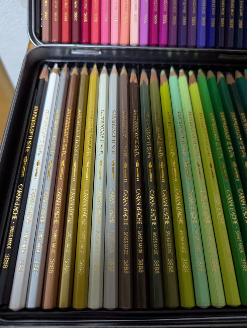 カランダッシュ スプラカラー 80色 水彩 色鉛筆 画材 アート 絵画 筆記