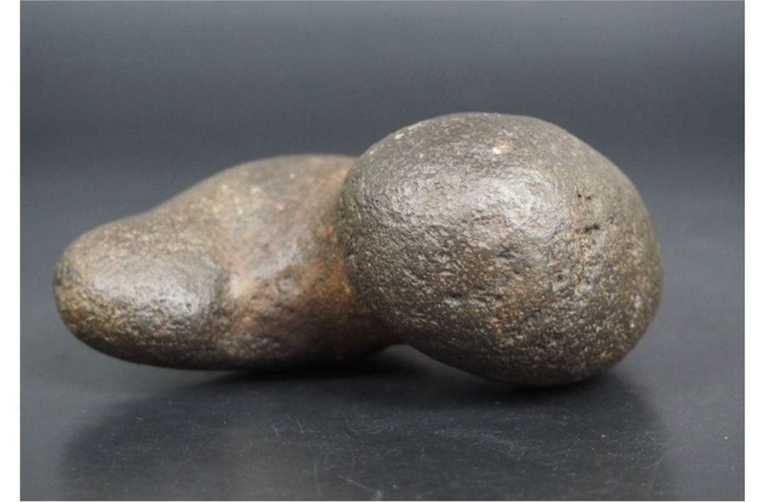 送料無料　水石愛好家蔵品放出 古い珍石　木台座付