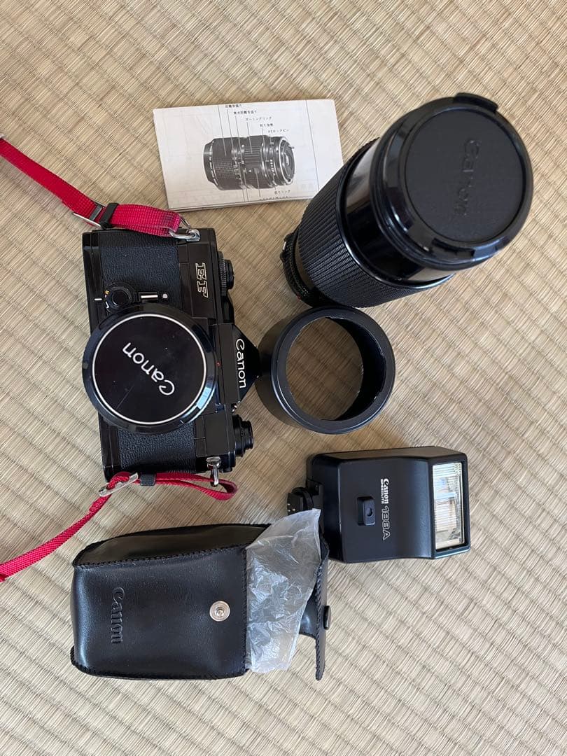 Canon EF 一眼レフカメラ レンズ・フラッシュ付属