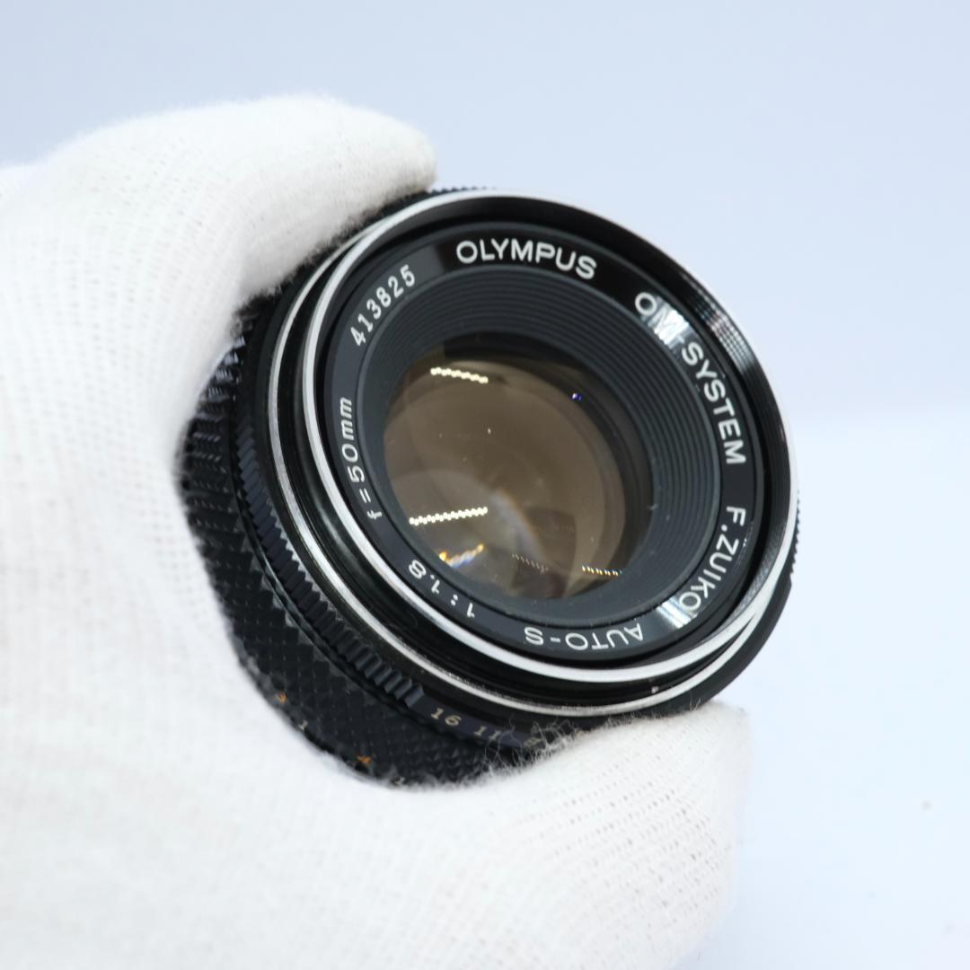 【美品】OLYMPUS OM-1 レンズ2本 木製グリップ付　フイルムカメラ