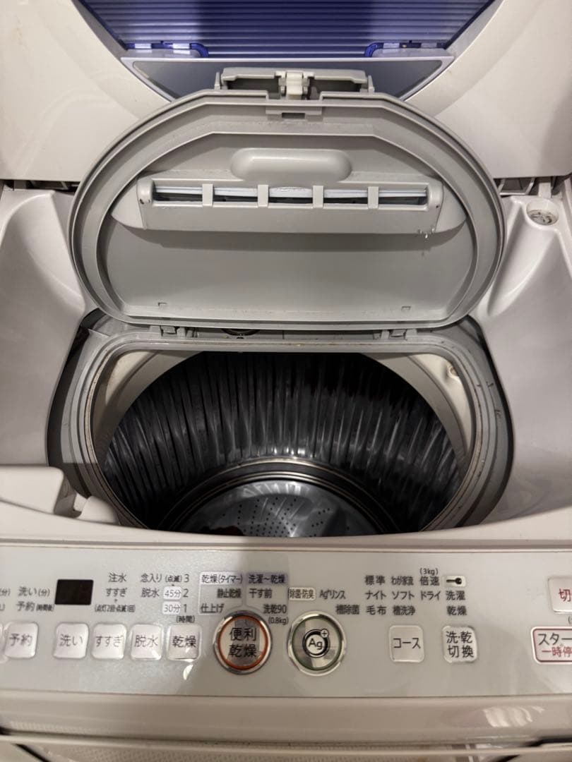 SHARP 5.5kg 乾燥機能付き洗濯機　洗濯ネットの替え4本付き