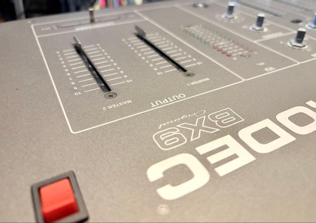 RODEC BX-9 希少DJミキサー　ベルギー製　美品　極太サウンド