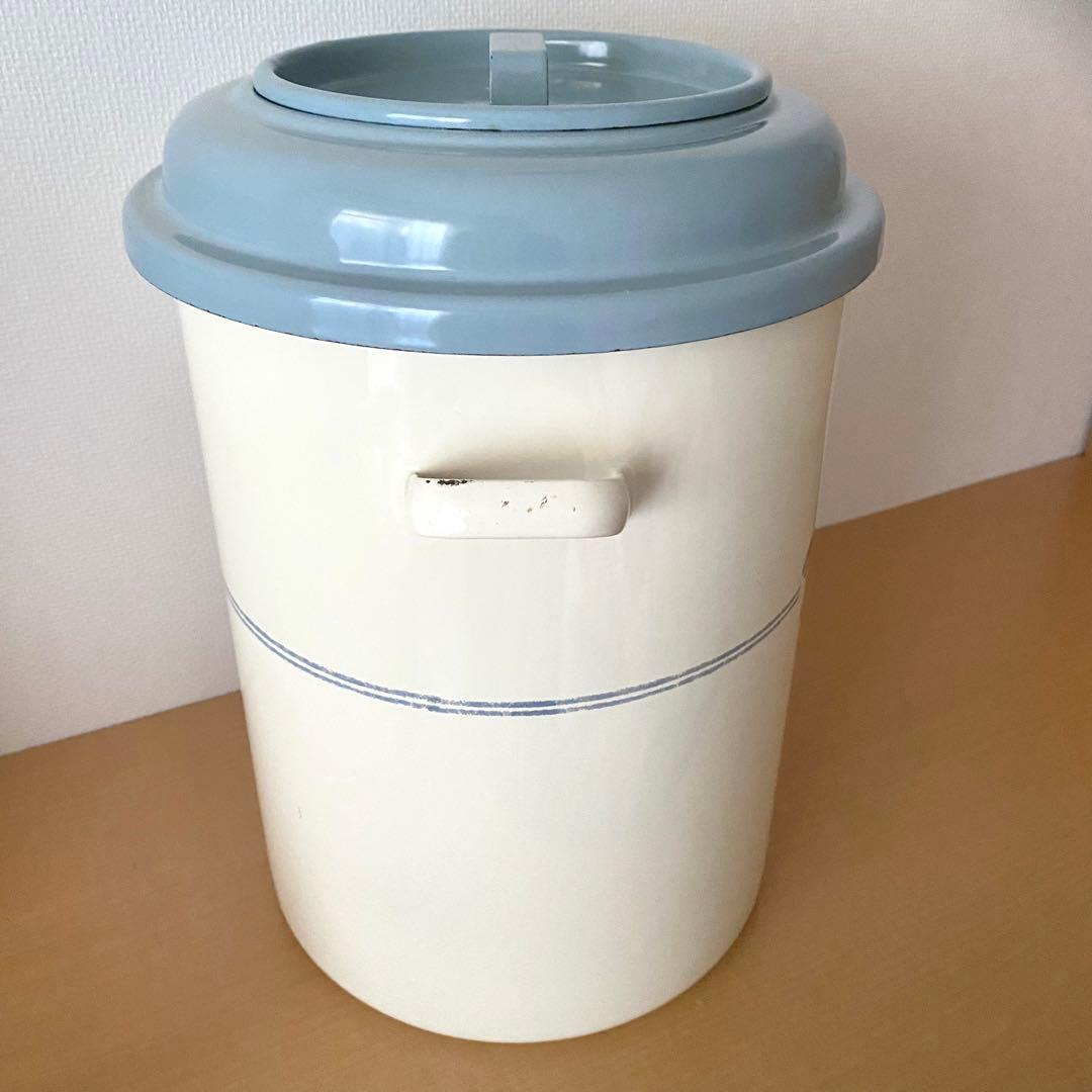 ＊imane＊シャルロット　リビングダスト缶　蓋付き