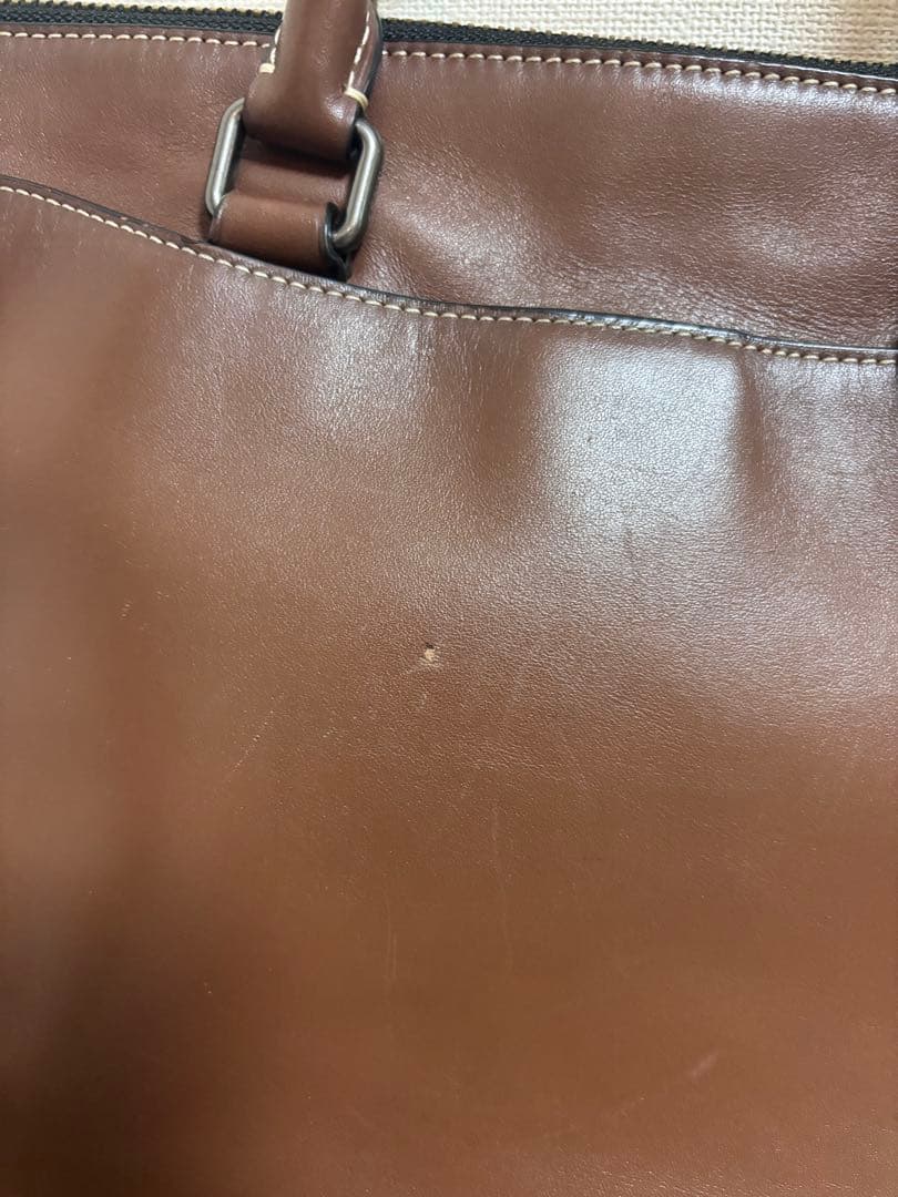 【美品】COACH ビジネスバッグ　ブラウン