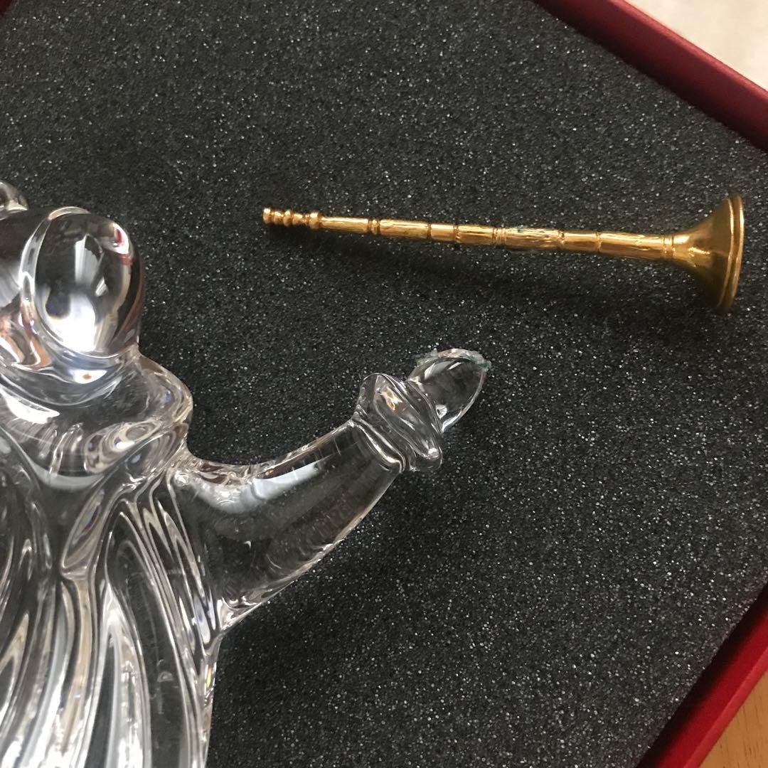 バカラ 置物 ラッパを吹くピエロ フィギュリン ※注意事項あり説明必読