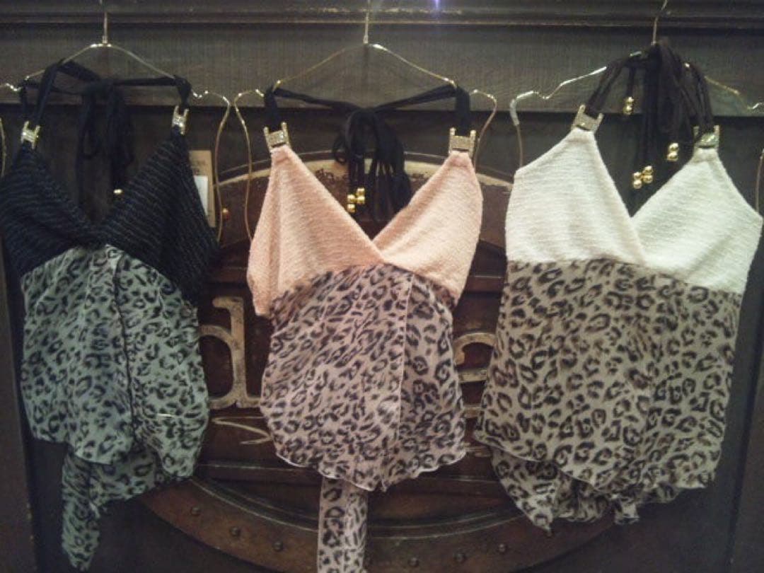 d.i.a. ダイヤ ギャル ヒョウ柄 エプロンキャミ 希少 当時物☆