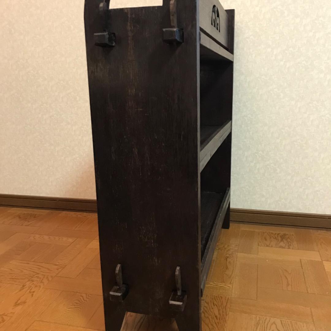 楔書棚・本棚・レトロ家具・古家具・古道具