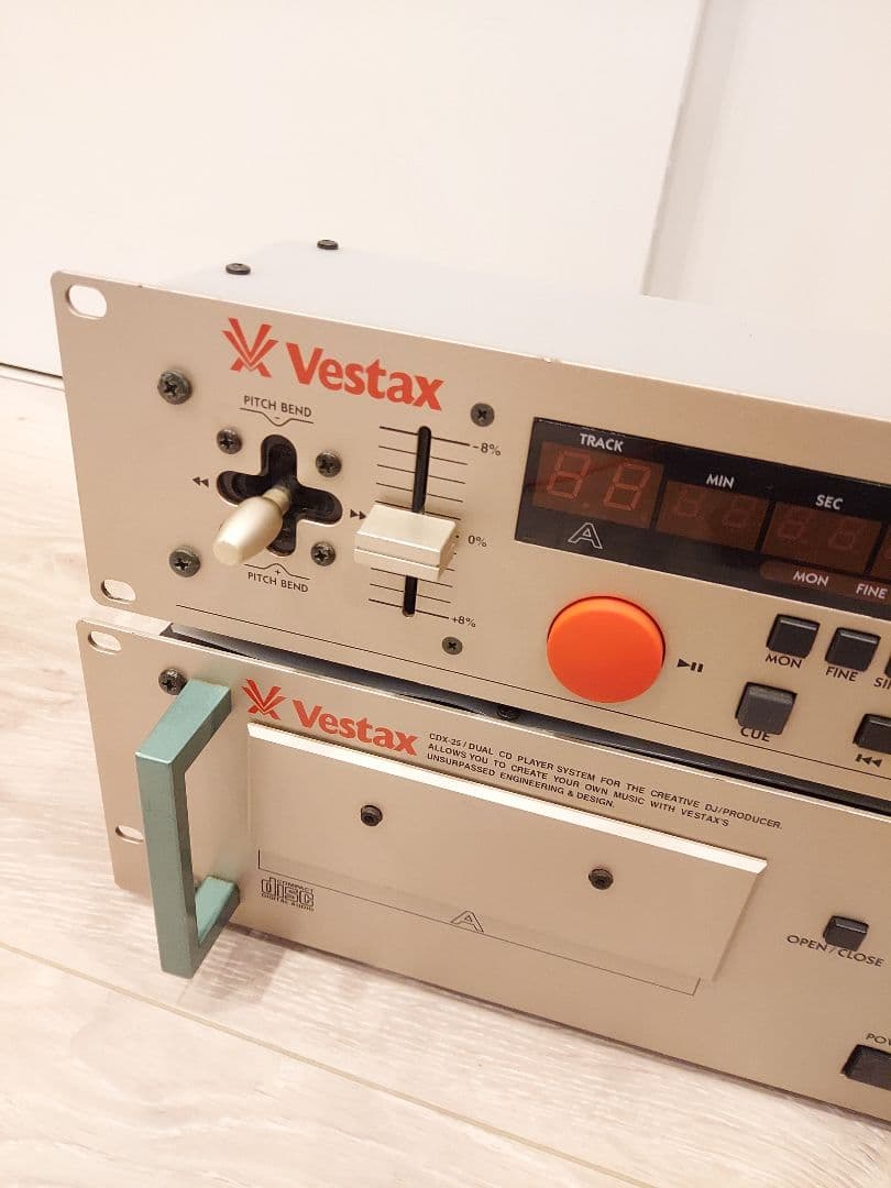 90s Vestax CDX25 DJミックスCDプレイヤーコントローラーセット