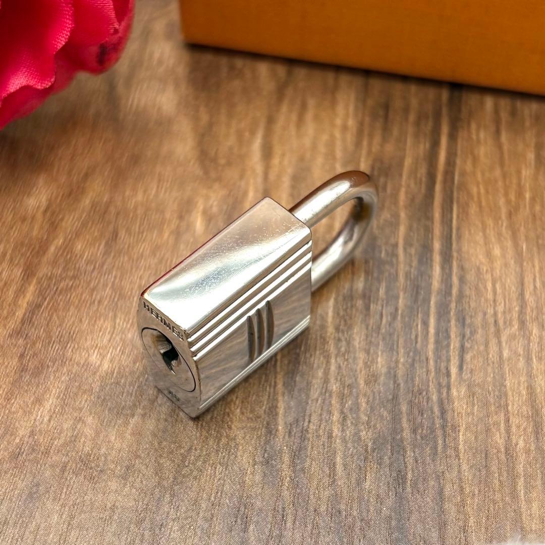 ⛄極美品⛄エルメス カデナ パドロック南京錠 鍵 no.107 シルバー#584