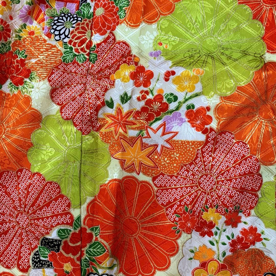 509agu4、509agu25、丸帯、しごき、末広、草履ご検討用□七五三 7歳