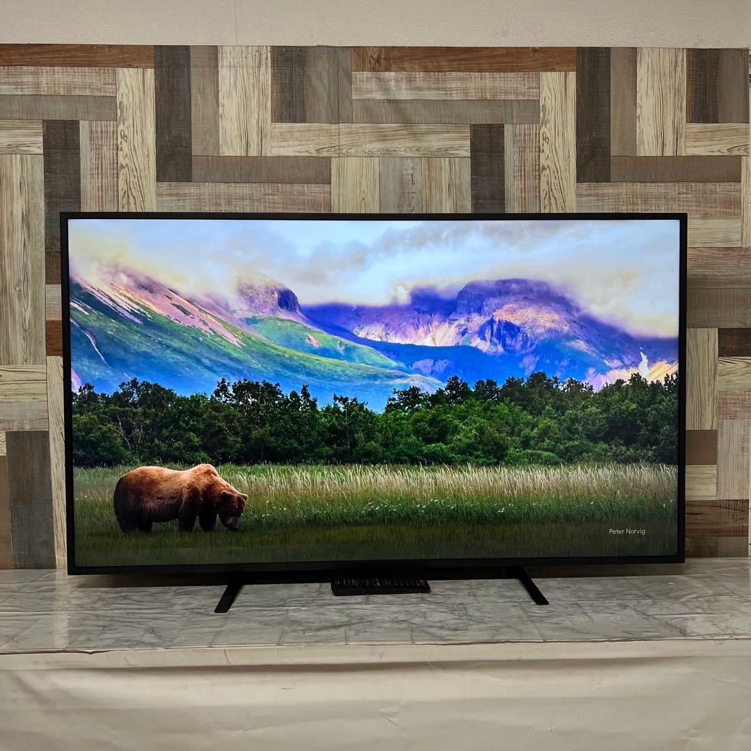 即日受渡❣️全国送料込シャープ55型耐久4K液晶モニター　スピーカーリモコン付