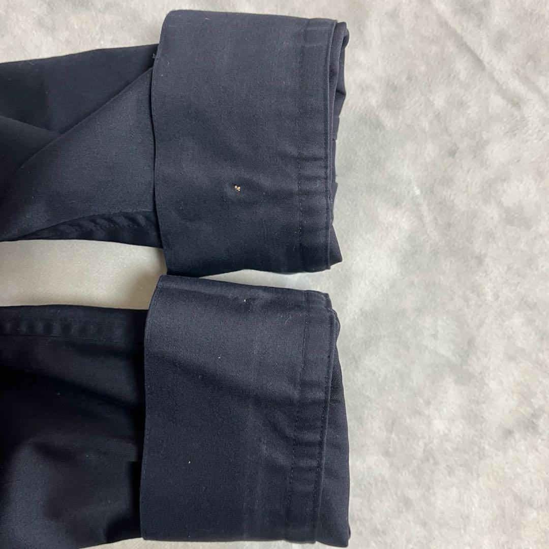 極美品❤️LOUNGEDRESS ラウンジドレス サテンBIGシャツ ネイビー　艶