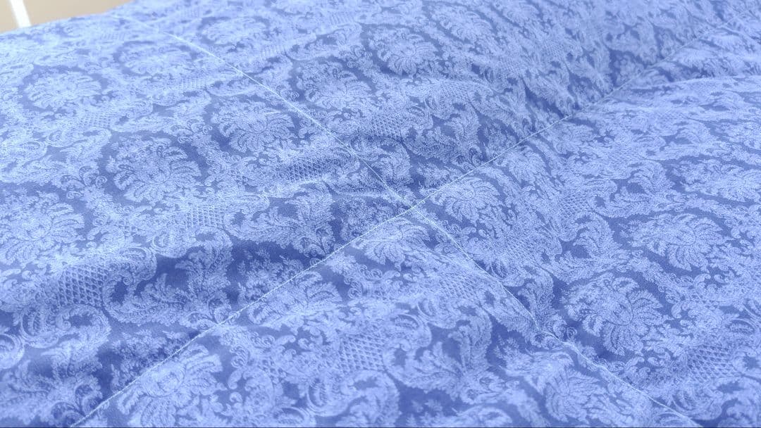 【富士新幸(株)】羽毛掛けふとん　ダブルサイズ　二層式　ツインキルト