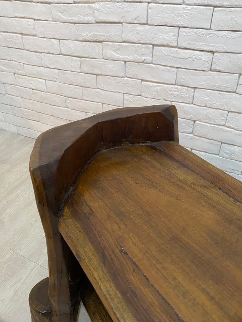 【Karumama 】丸太　チェスト　棚　飾り棚　切り株　重厚　高級家具