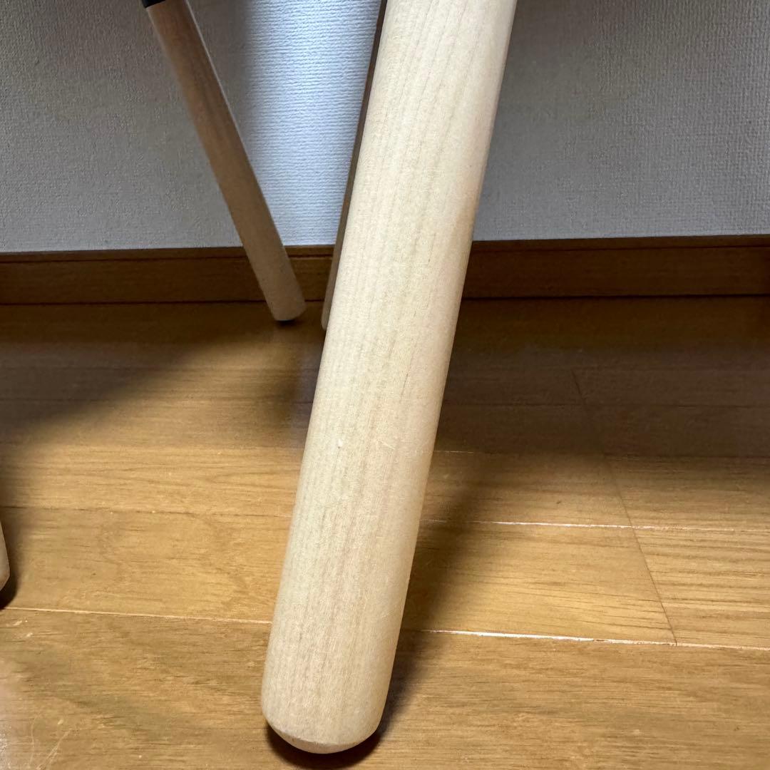 FT 　IKEA ヤンオロフ回転パーソナルチェア ダークグレー 2脚