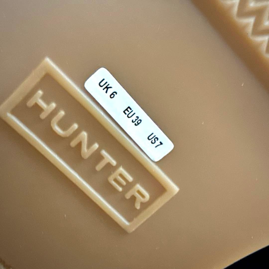 【未使用】HUNTER ハンター チェルシー サイドゴア レインブーツ ブラック