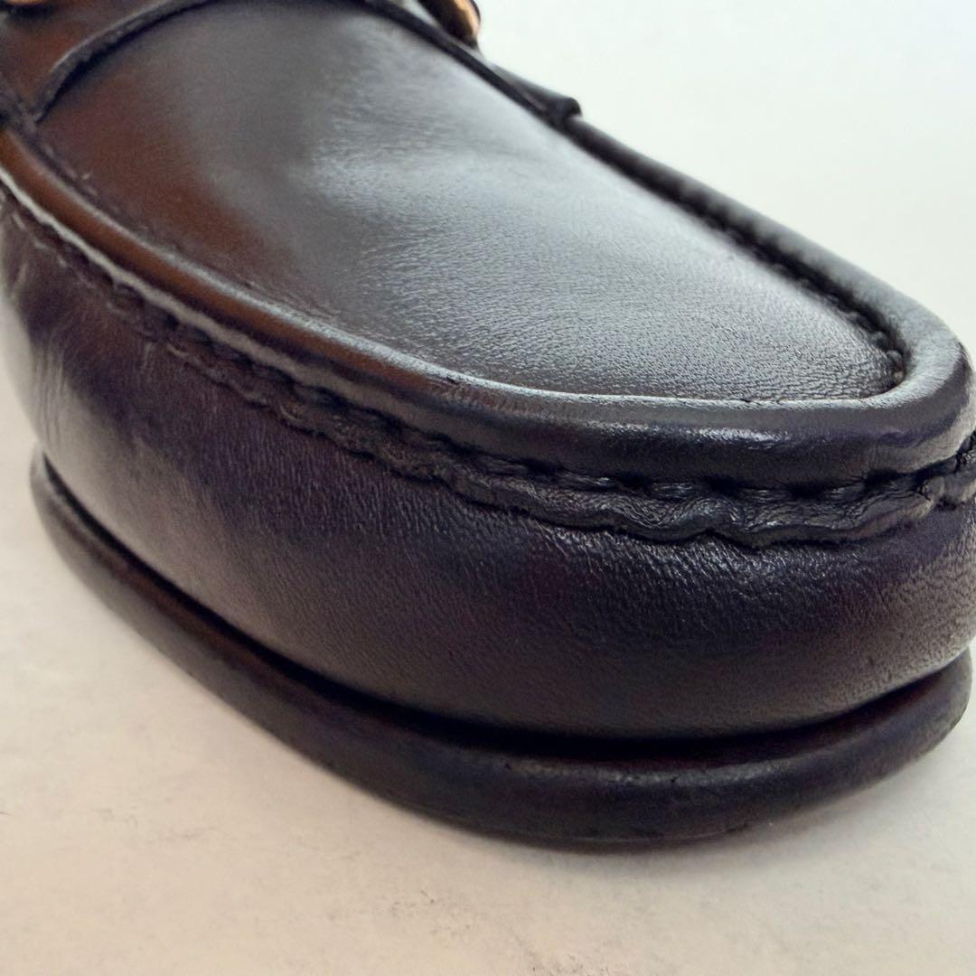 GUCCIグッチ ホースビットローファー 39.5 本革 ブラック