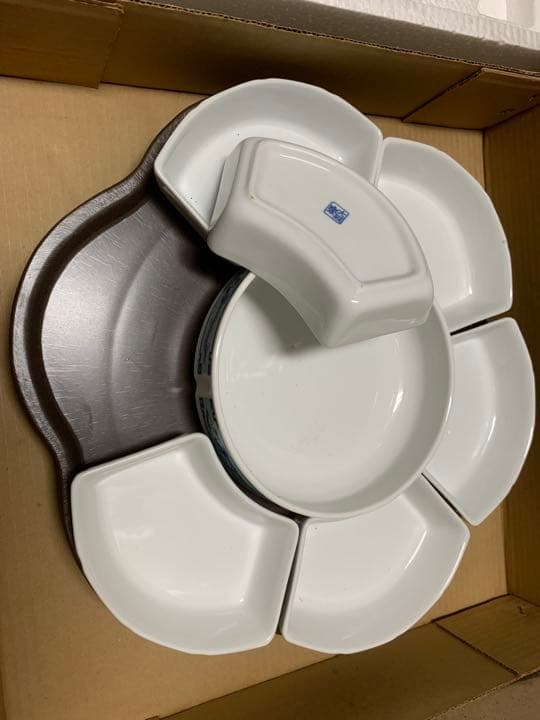 回転盛皿　オードブル回転皿　台湾大同磁気