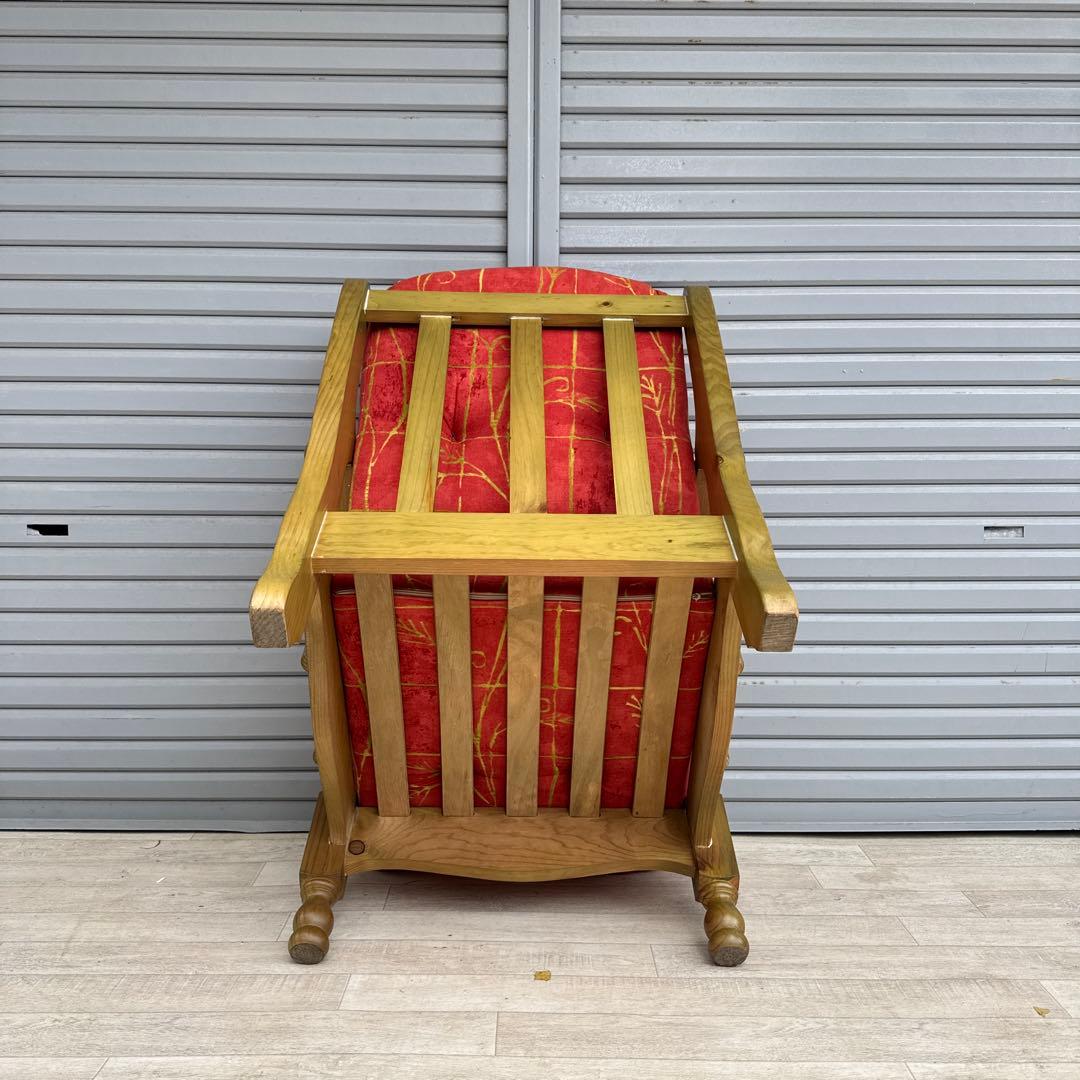 未使用　展示品　スペイン DANVES シングルソファ　1人掛け　カントリー