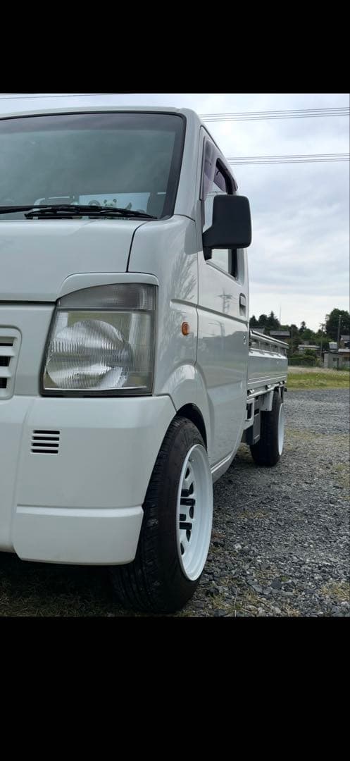 波*平様 13インチ 鉄ホイール深リム7J +25 引っ張り155/65r13