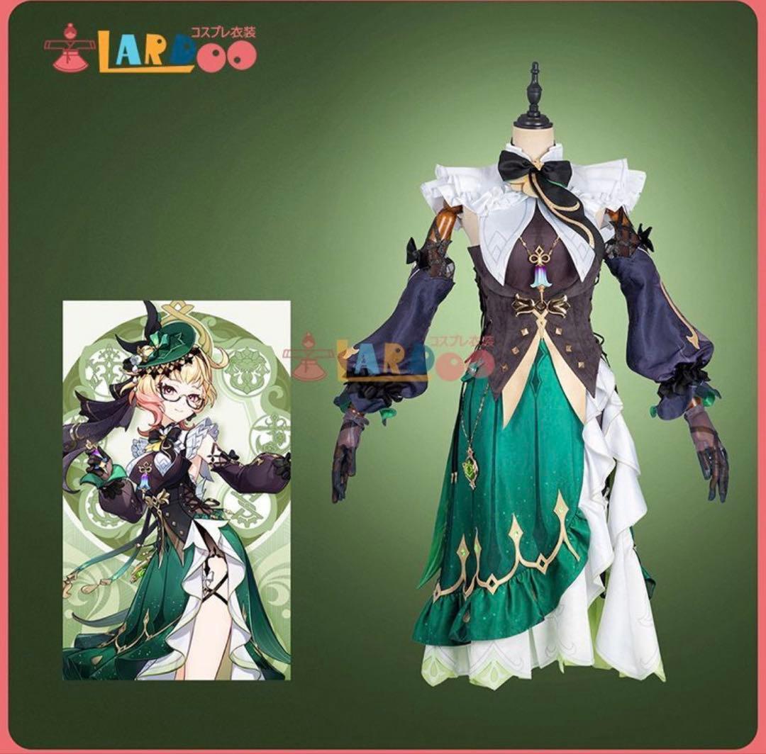 原神エミリエコスプレM 〜L衣装＋セット済ウィッグ