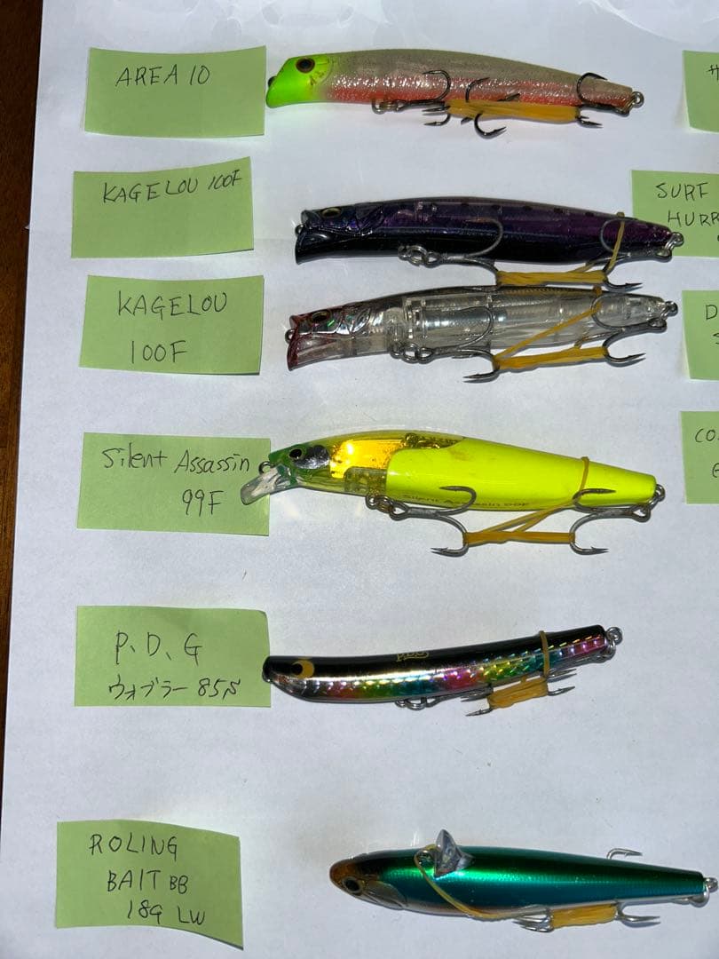 【シーバス引退】カゲロウ/サスケ/アサシン等 ルアー29点セット
