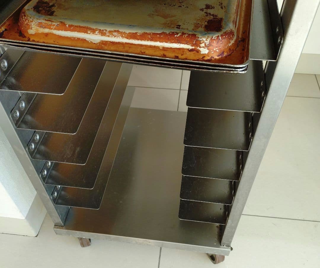 タニコー　シングルラック　ラックカート16枚差 天板15枚付