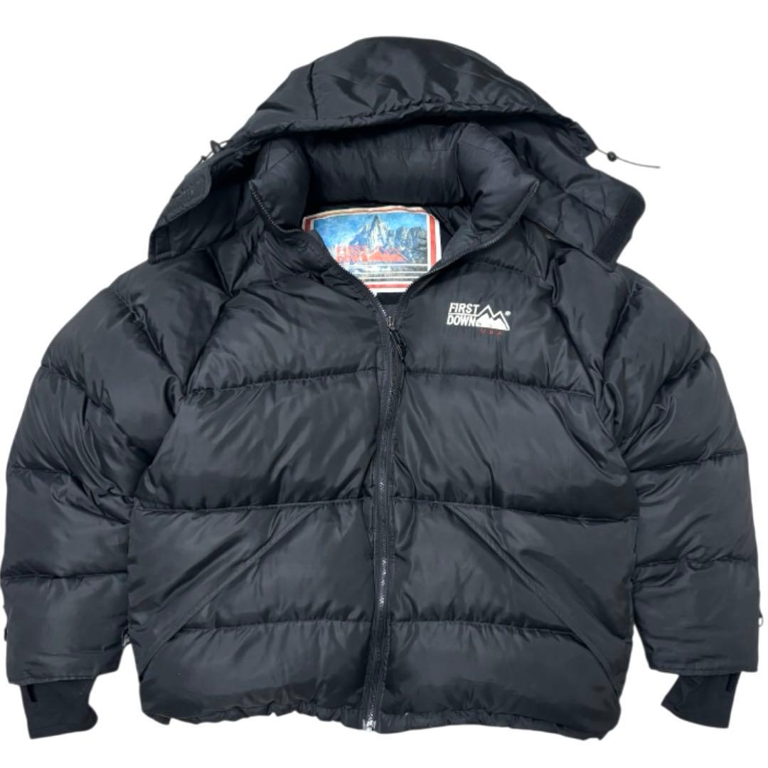 希少 ファーストダウン FIRSTDOWN ダウンジャケット ヌプシ 肉厚 90