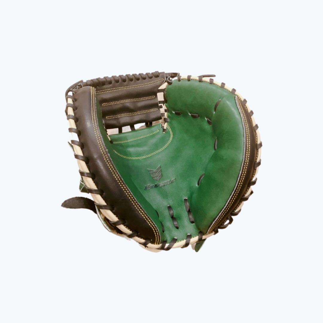 【極美品】ヤバネ YABANE イージーキャッチャーミット 人気色　軟式グローブ