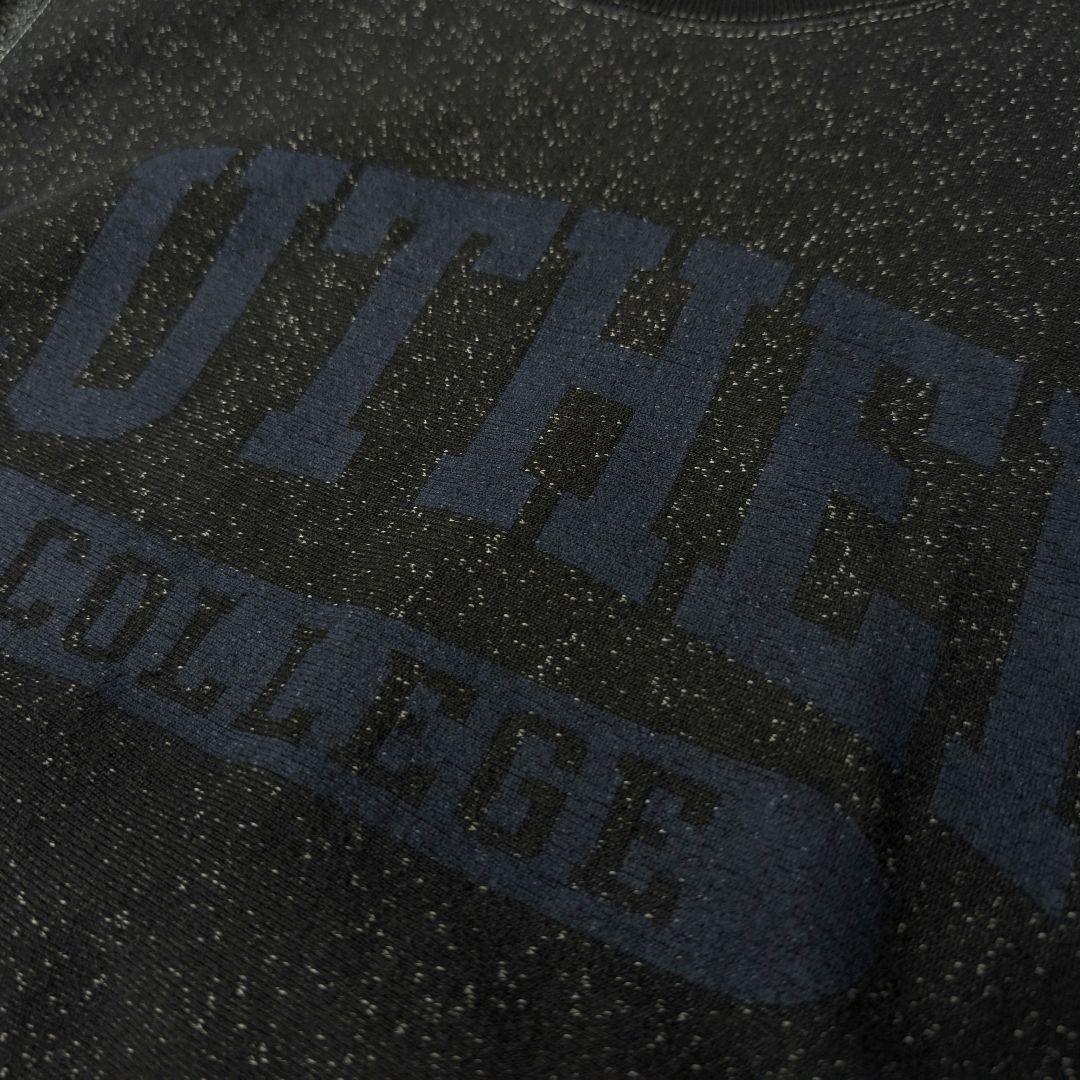 90s　Champion　リバースウィーブ　後染め　スウェット　カレッジプリント