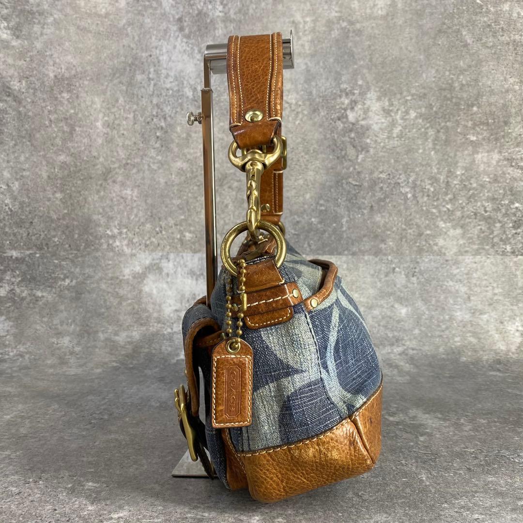バッグ Coach Legacy Denim One Shoulder Bag
